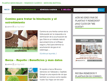 Tablet Screenshot of plantasyremedios.com